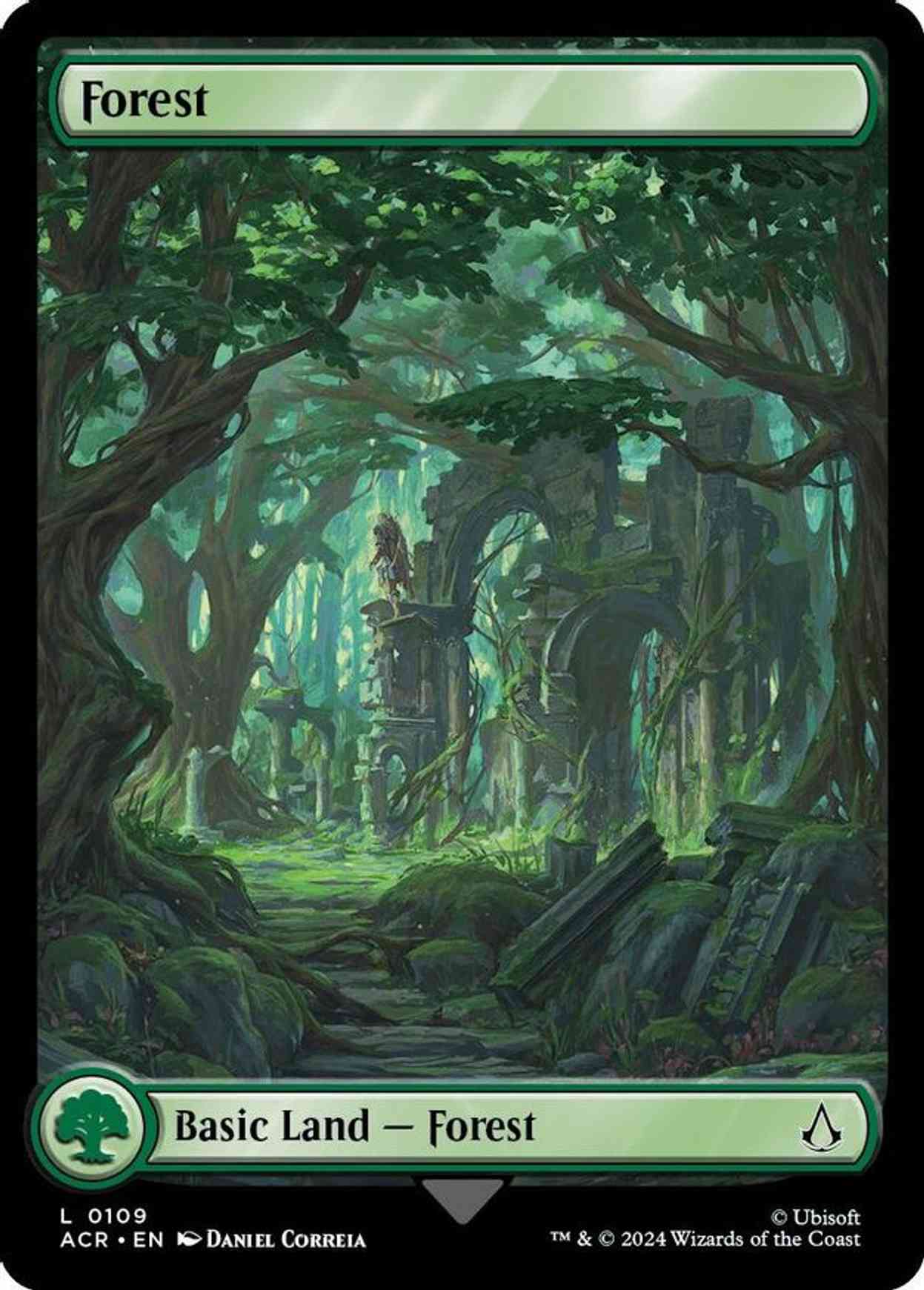 Forest (0109) magic card front