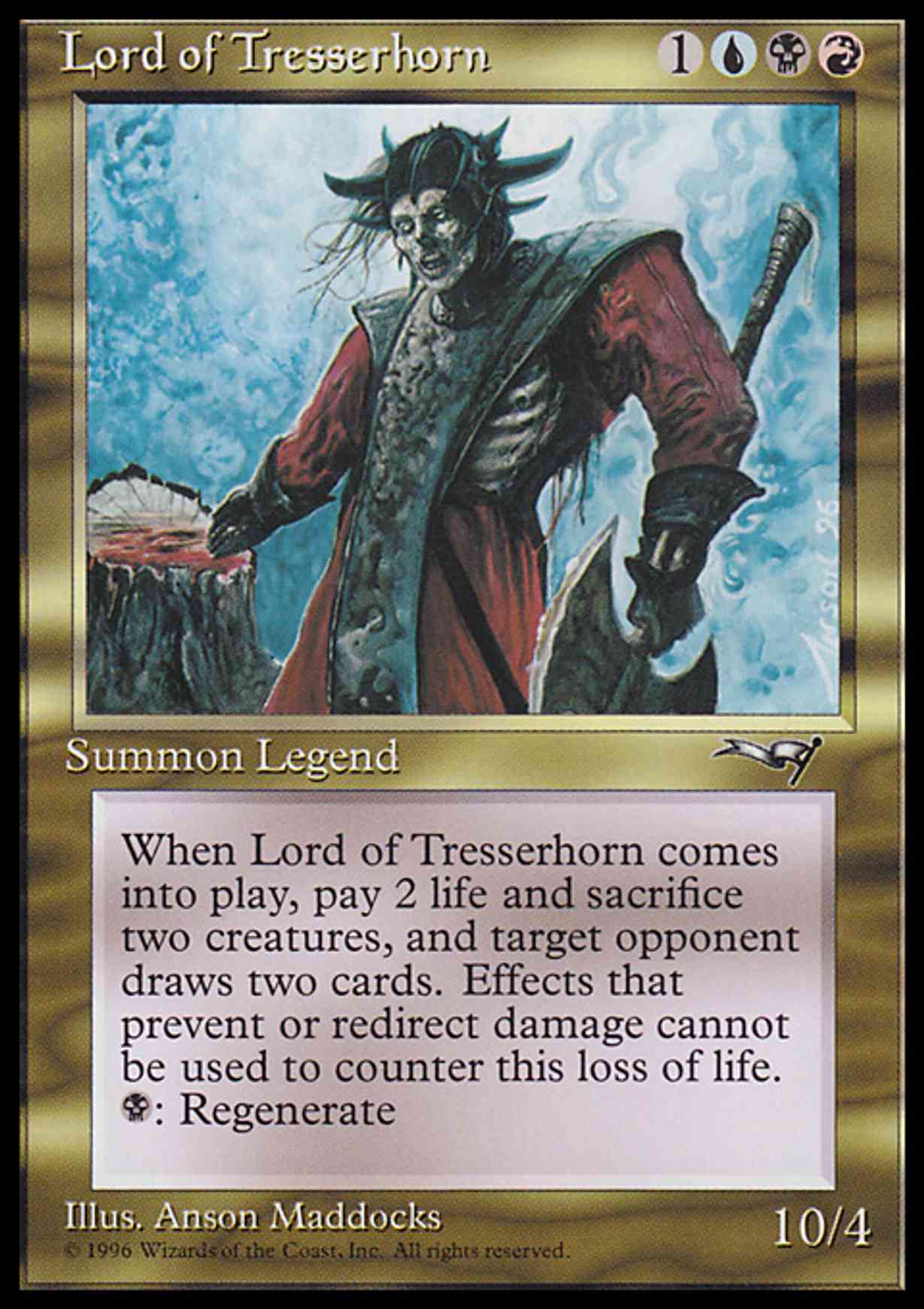 Lord of Tresserhorn magic card front