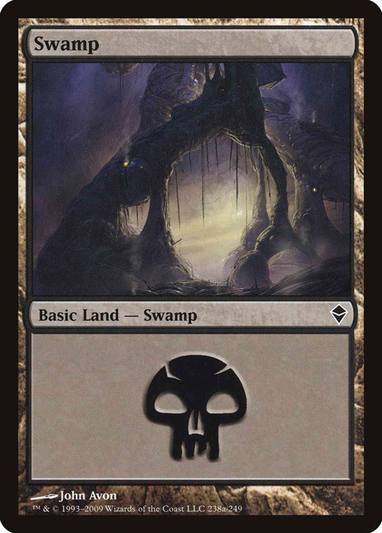 Swamp (238a) magic card front