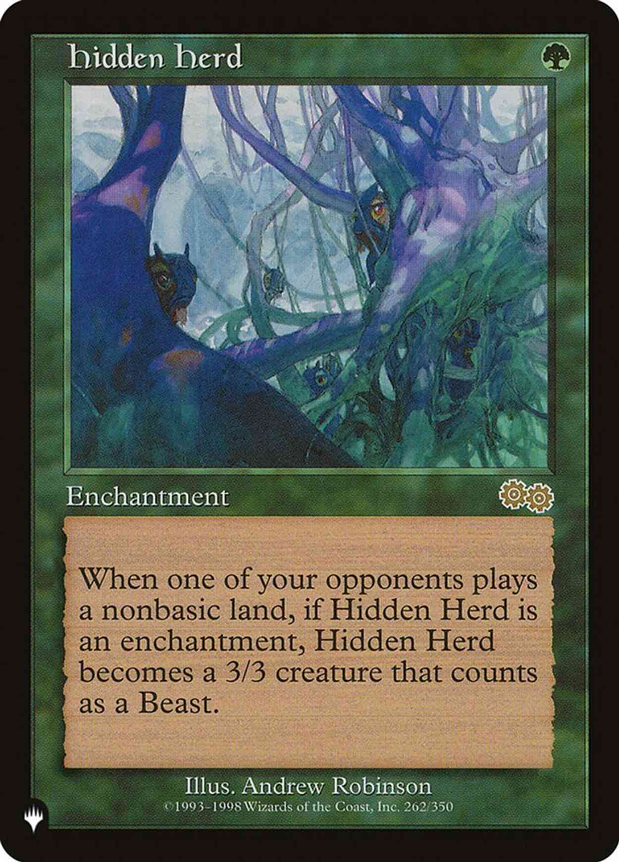 Hidden Herd magic card front