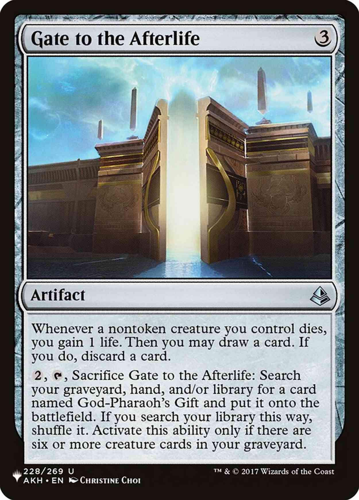 Gate to the Afterlife magic card front