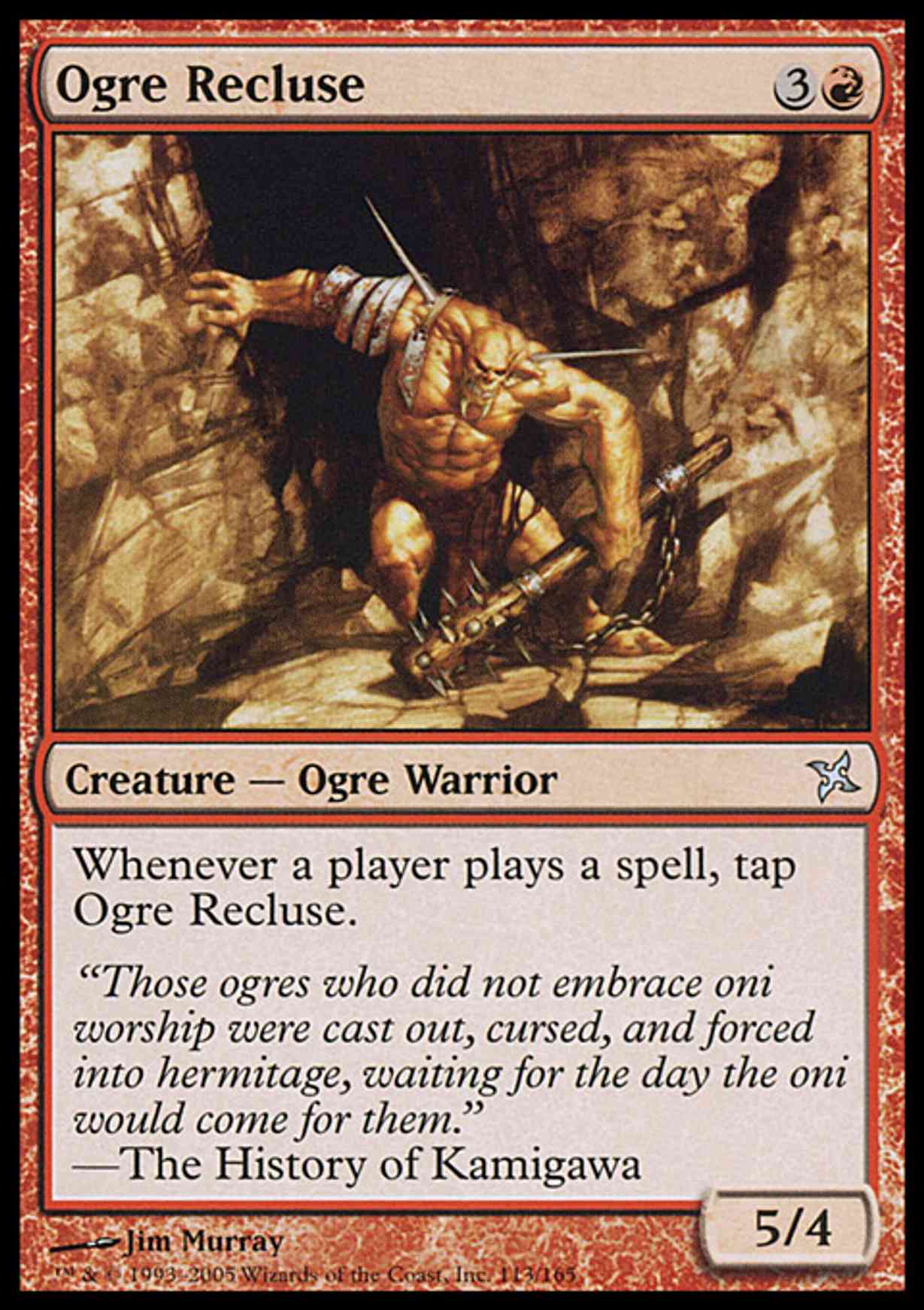 Ogre Recluse magic card front