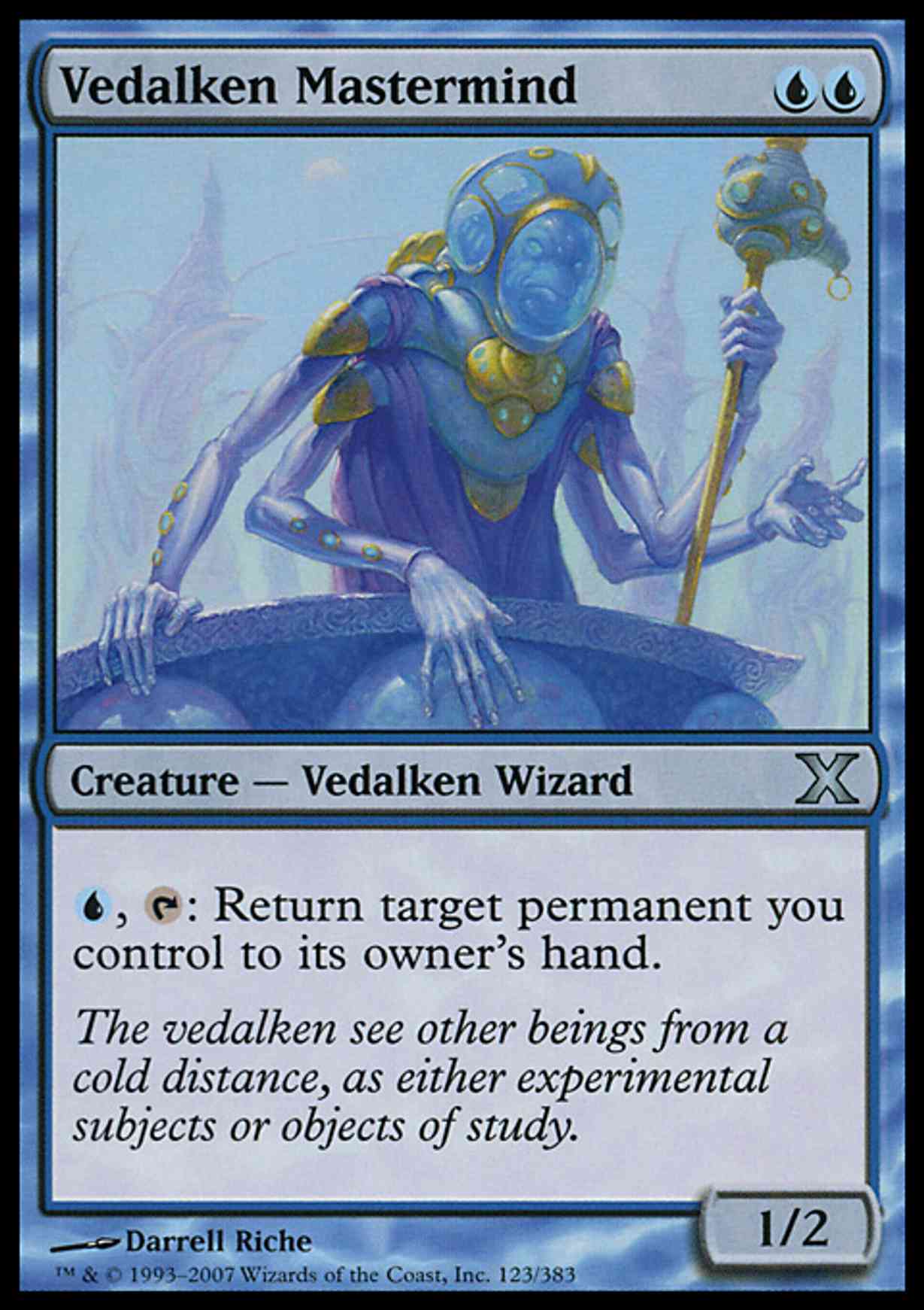 Vedalken Mastermind magic card front