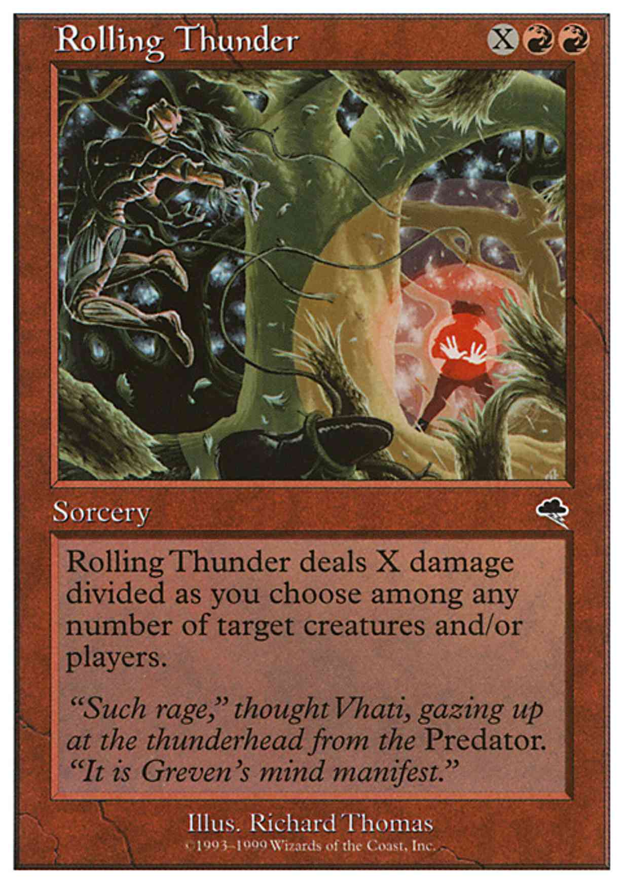 Rolling Thunder magic card front