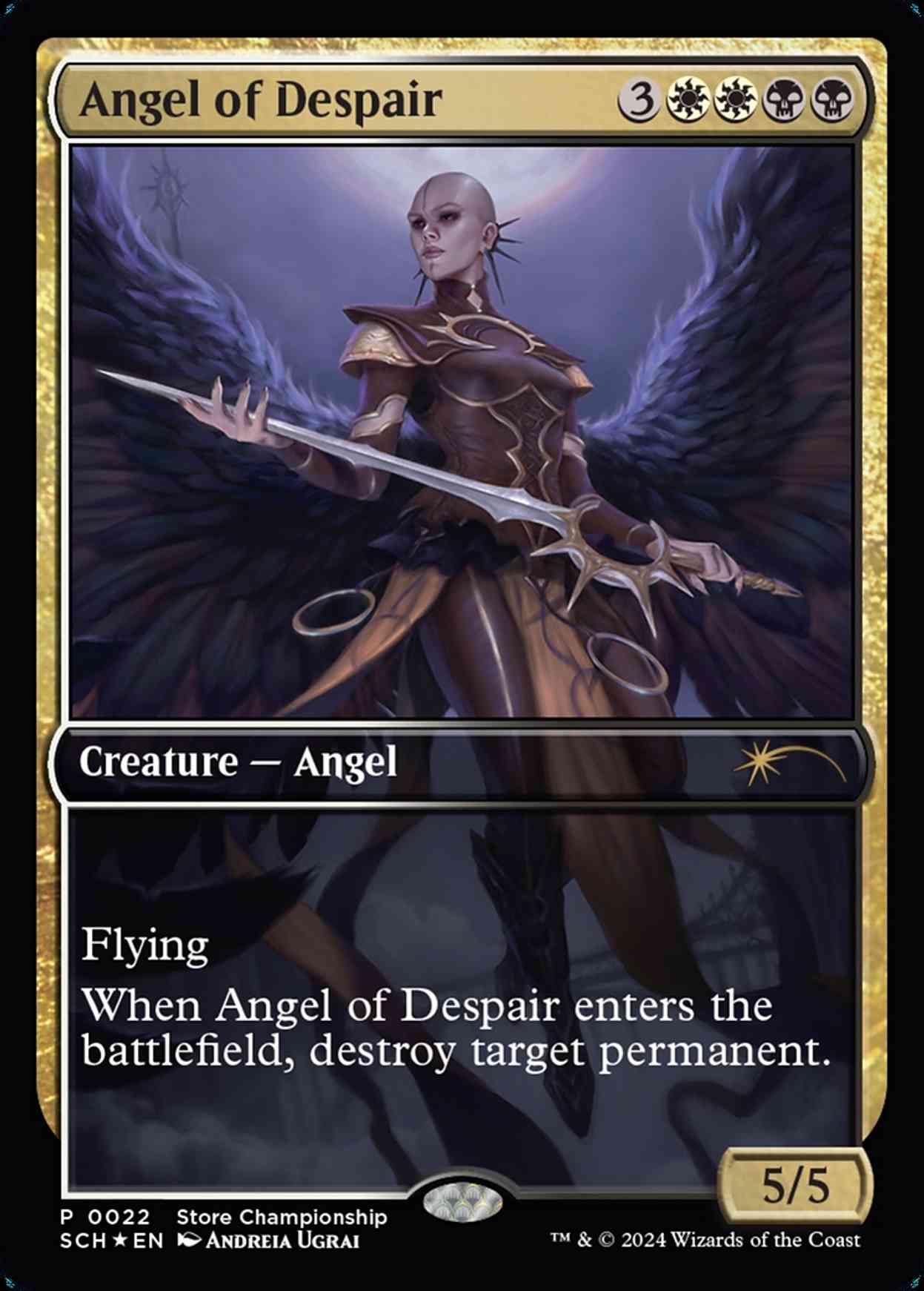 Angel of Despair (Winner) magic card front