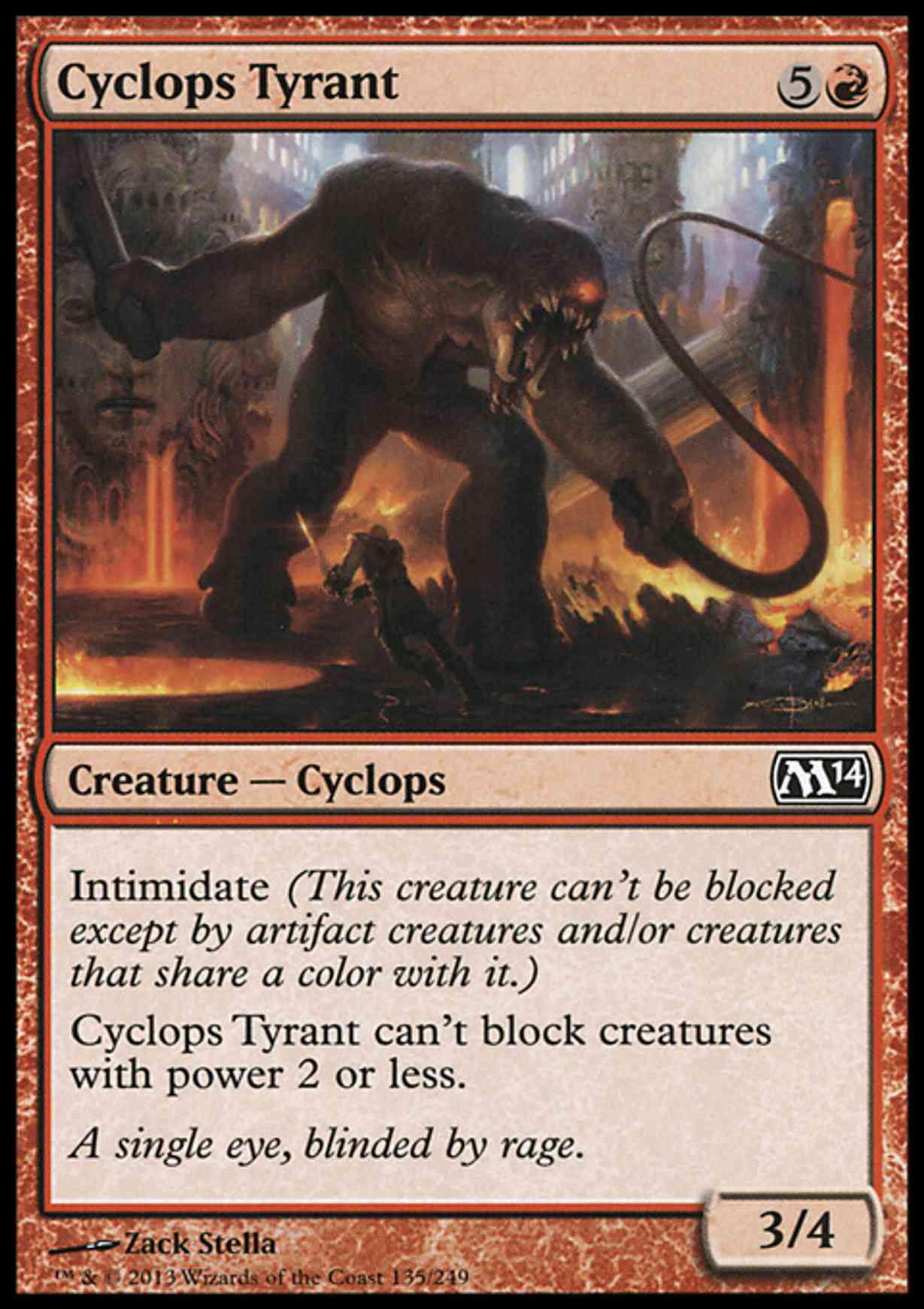 Cyclops Tyrant magic card front