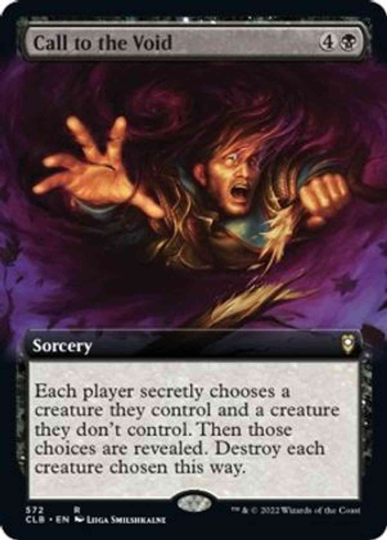 Call to the Void (Extended Art) magic card front