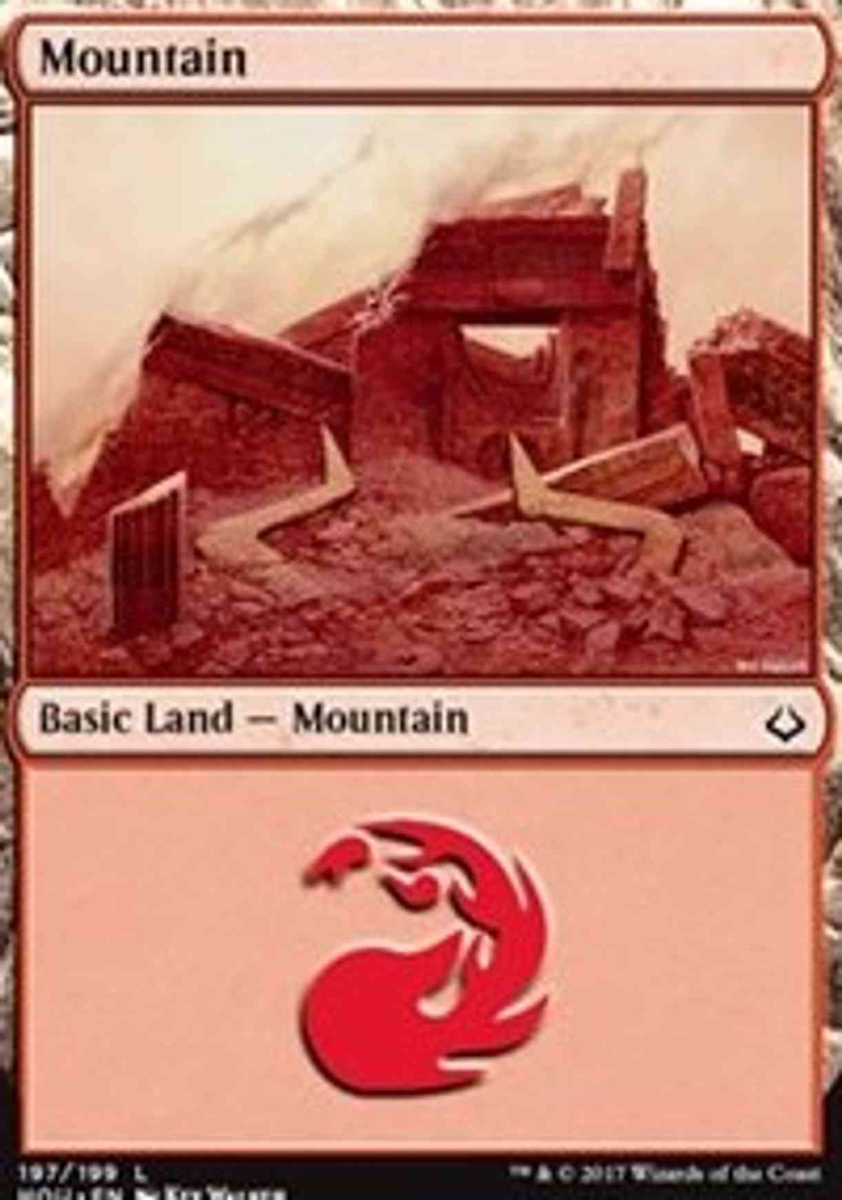 Mountain (197) magic card front