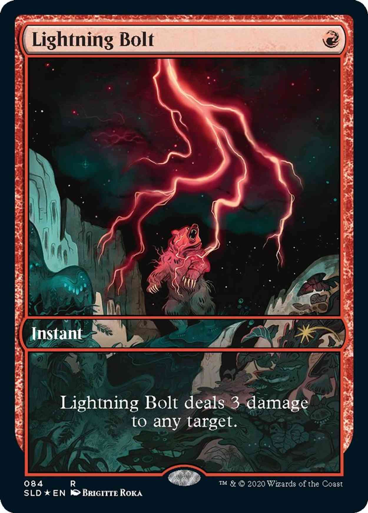 Lightning Bolt (84) magic card front