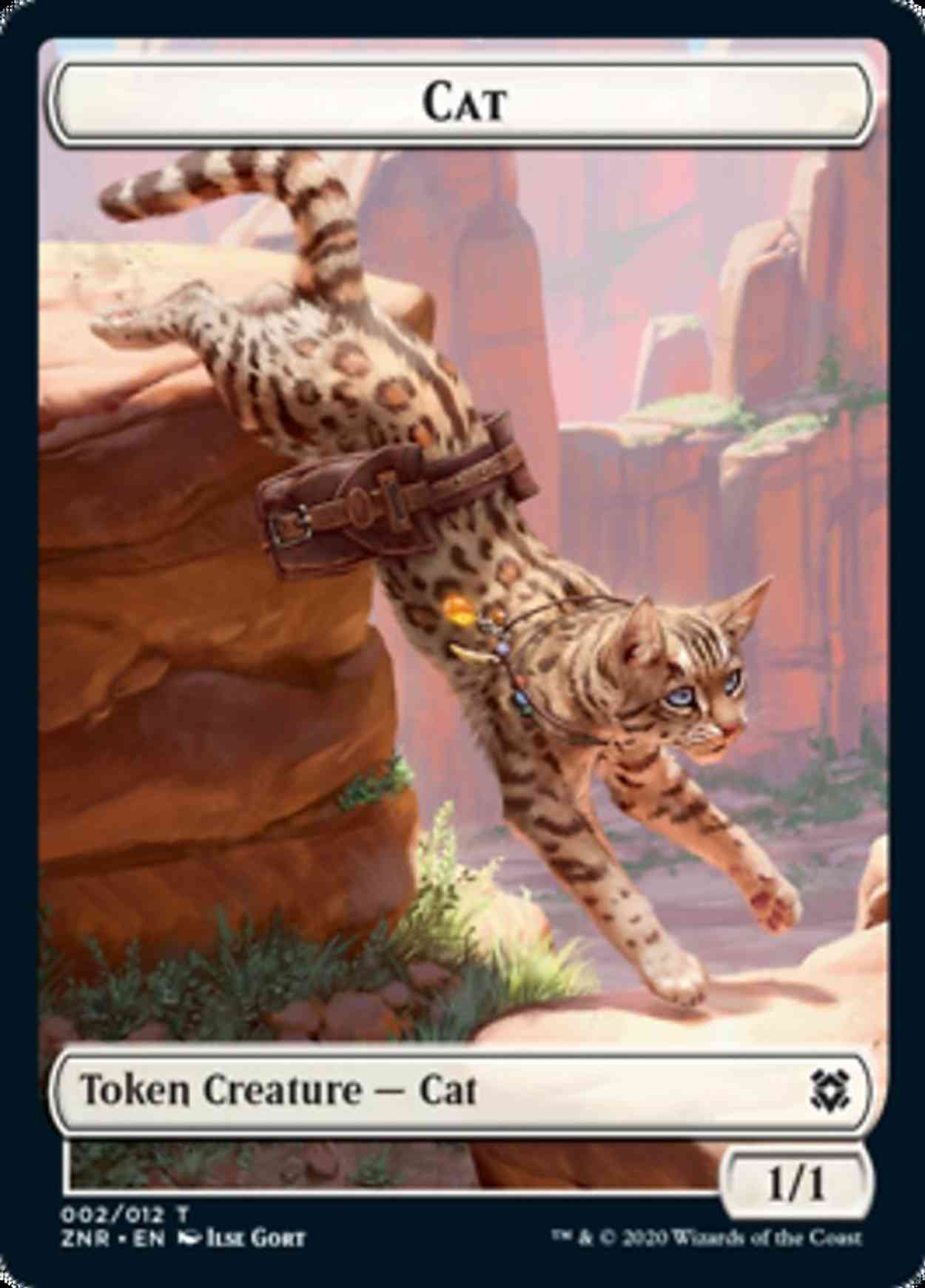 Cat // Copy Double-sided Token magic card front