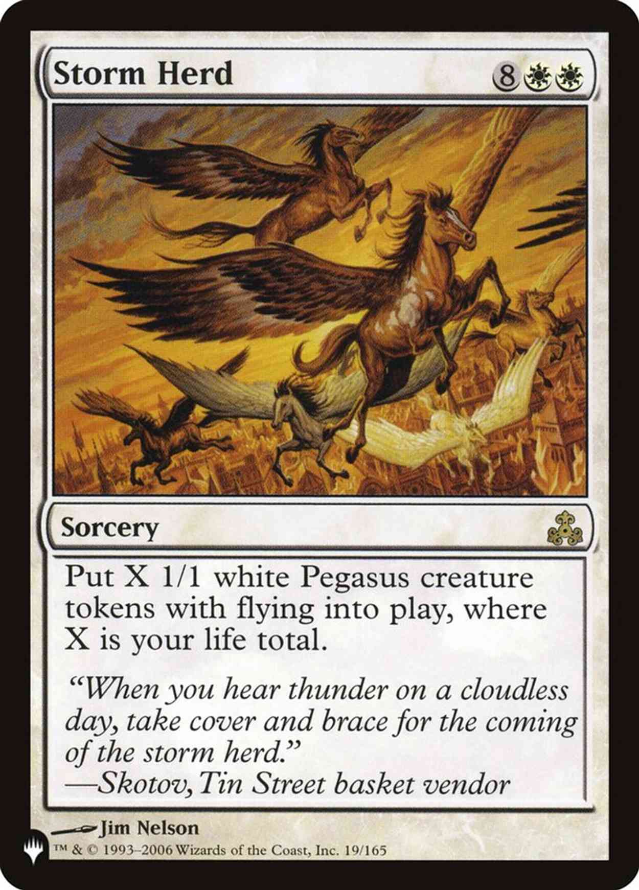 Storm Herd magic card front