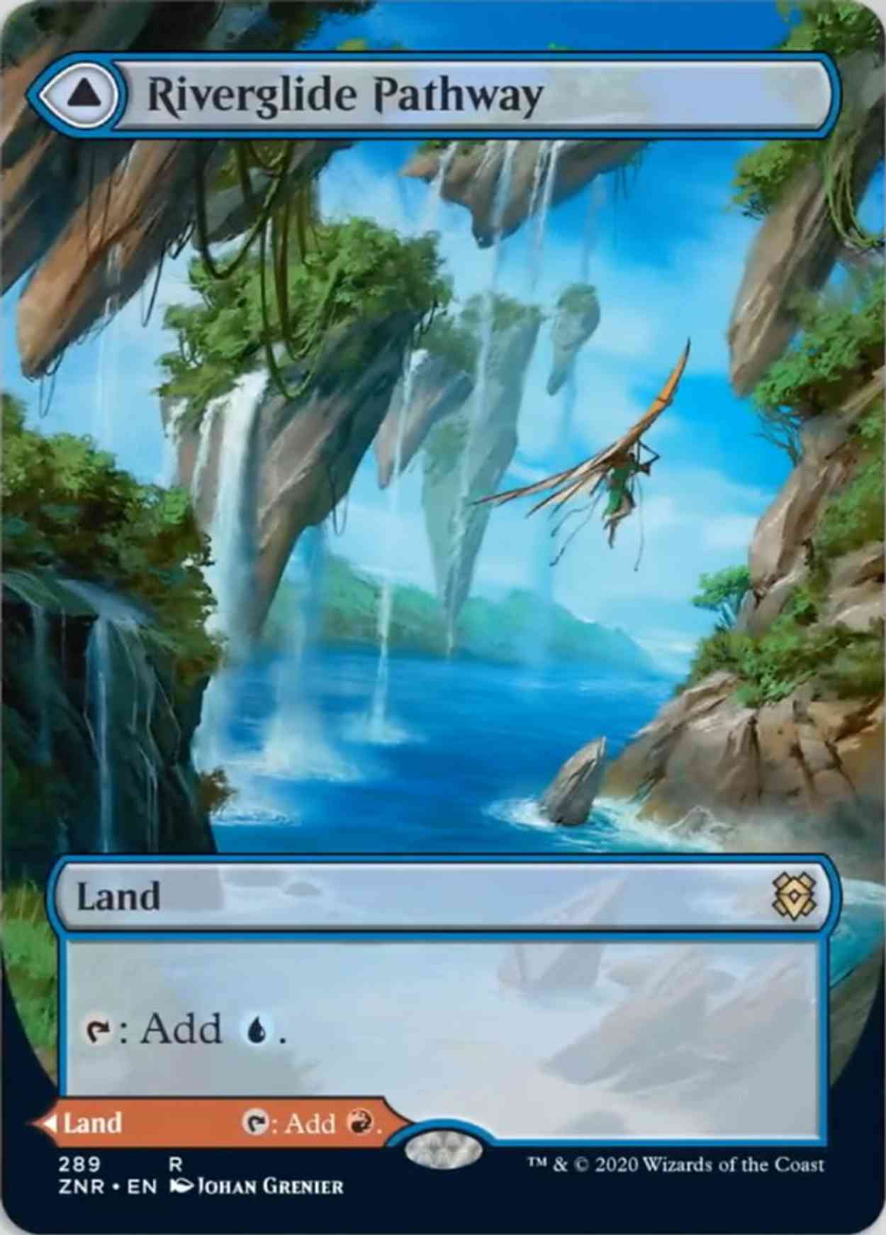 Riverglide Pathway (Borderless) magic card front