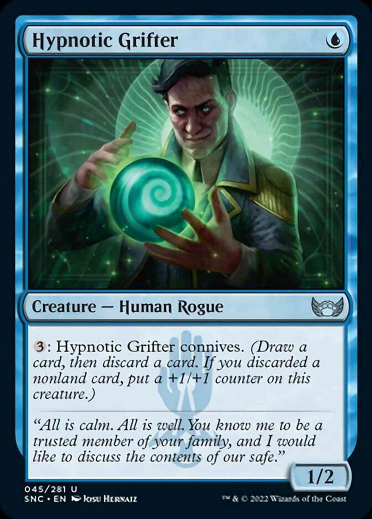 Hypnotic Grifter magic card front