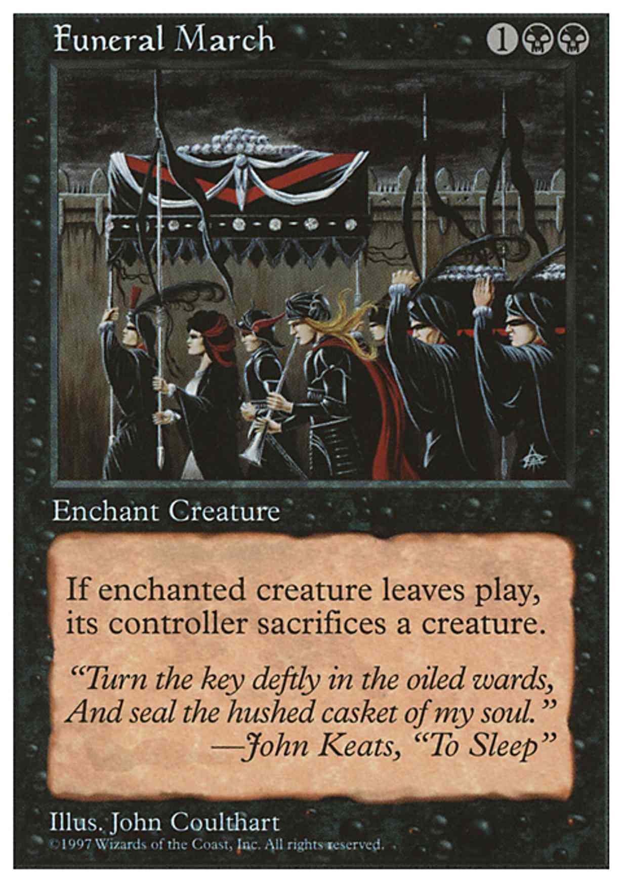 Funeral March magic card front
