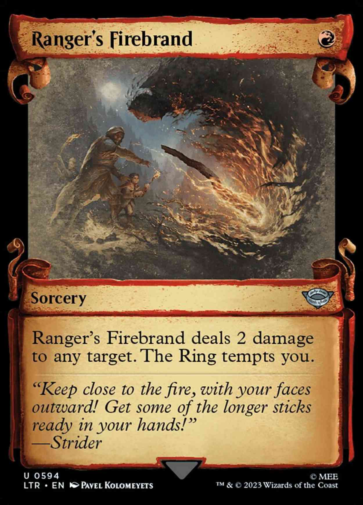 Ranger's Firebrand (Showcase Scrolls) magic card front