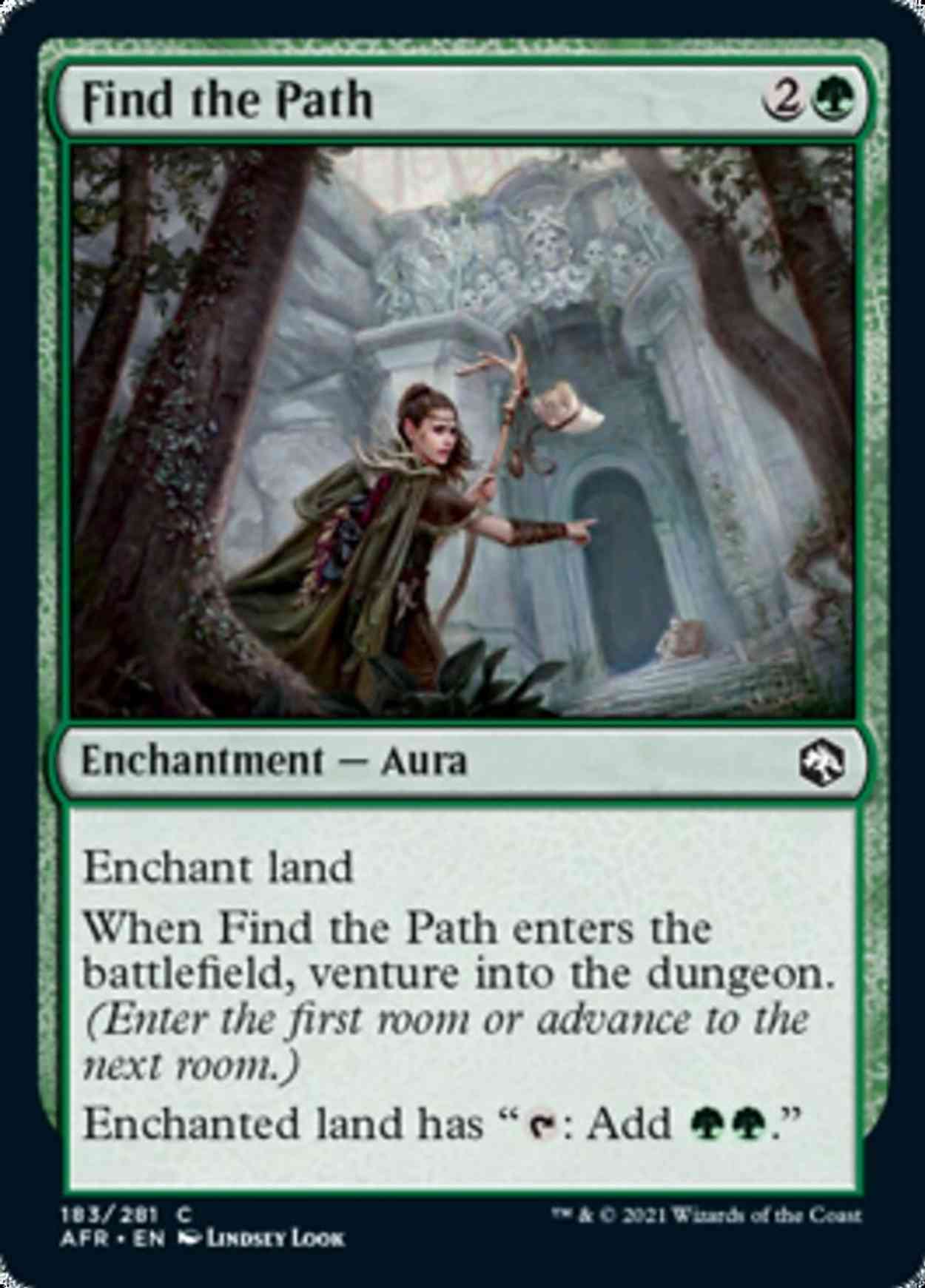 Find the Path magic card front