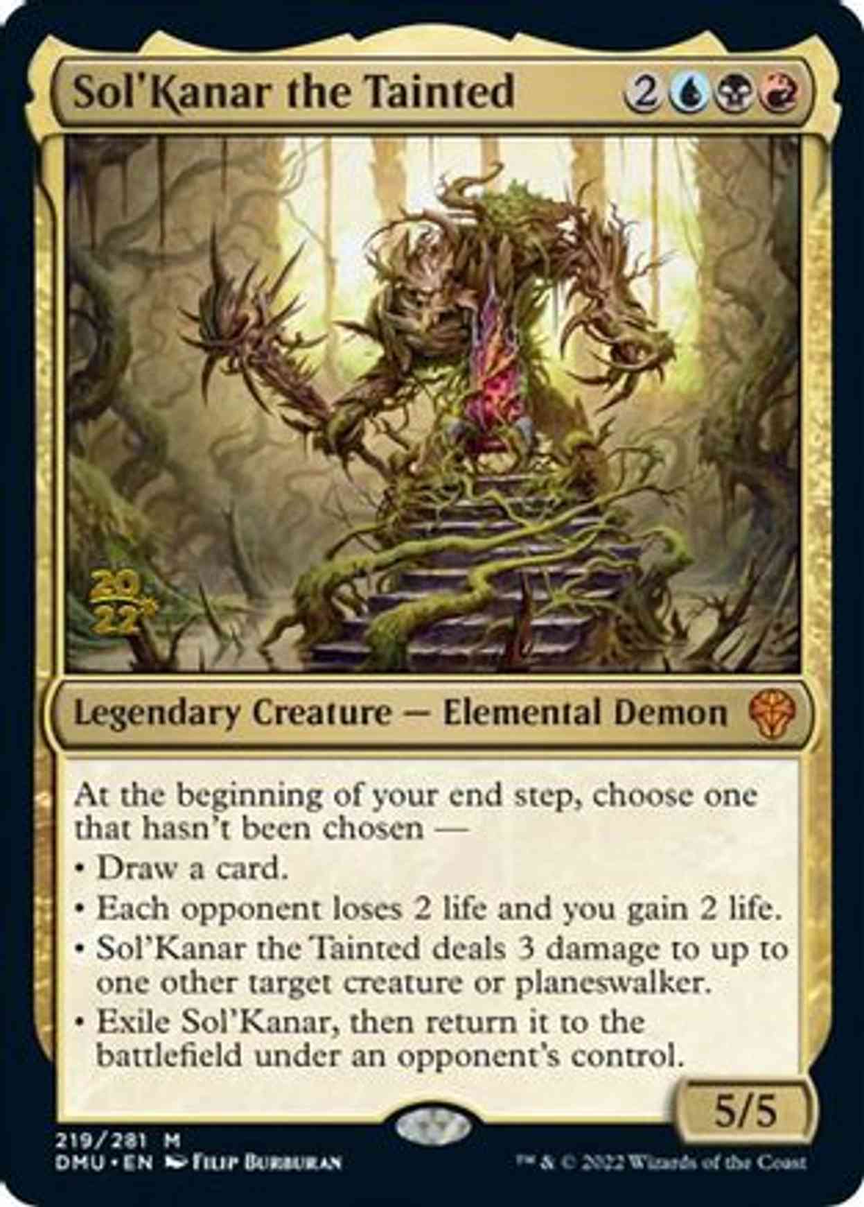 Sol'Kanar the Tainted magic card front