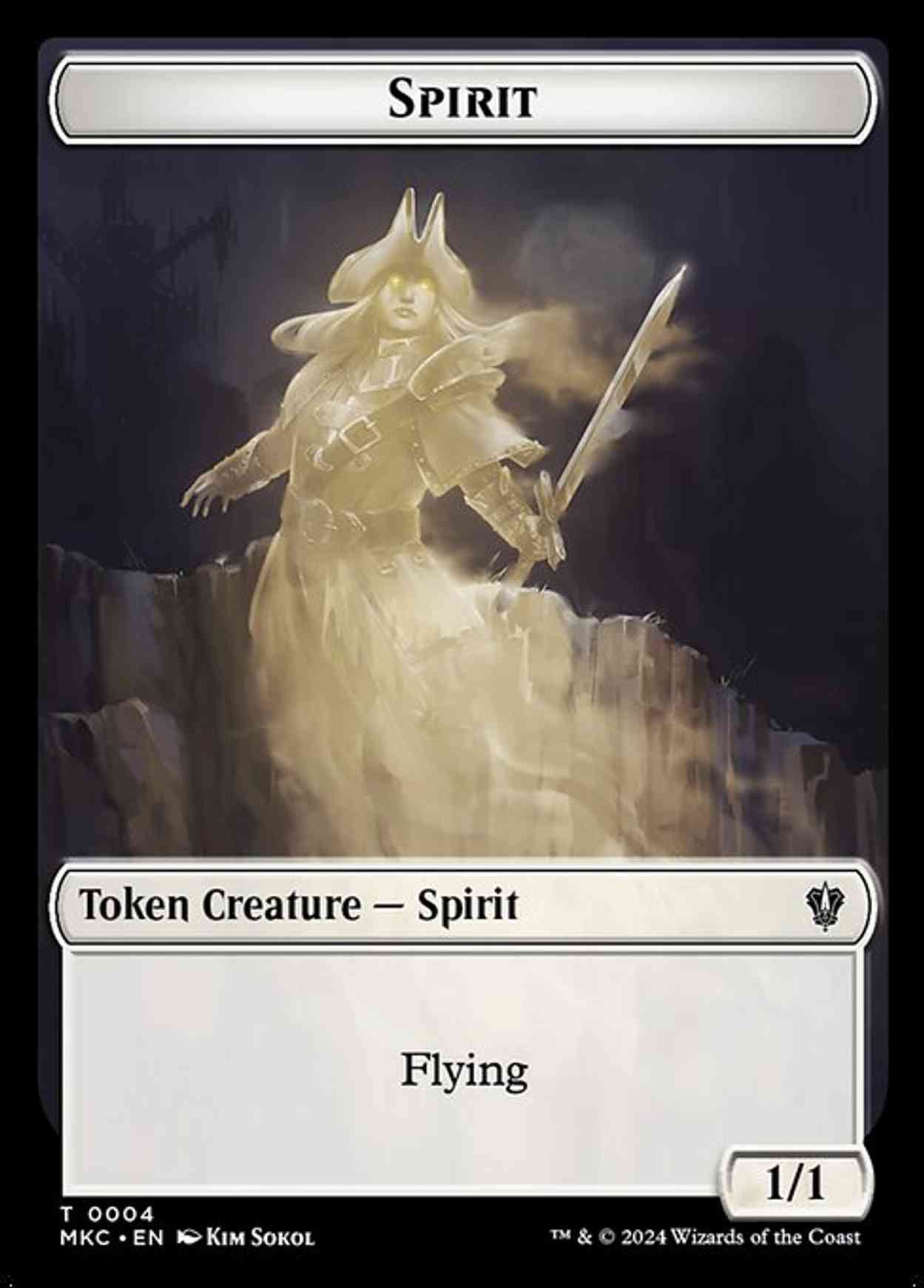 Spirit // Phyrexian Germ Double-Sided Token magic card front