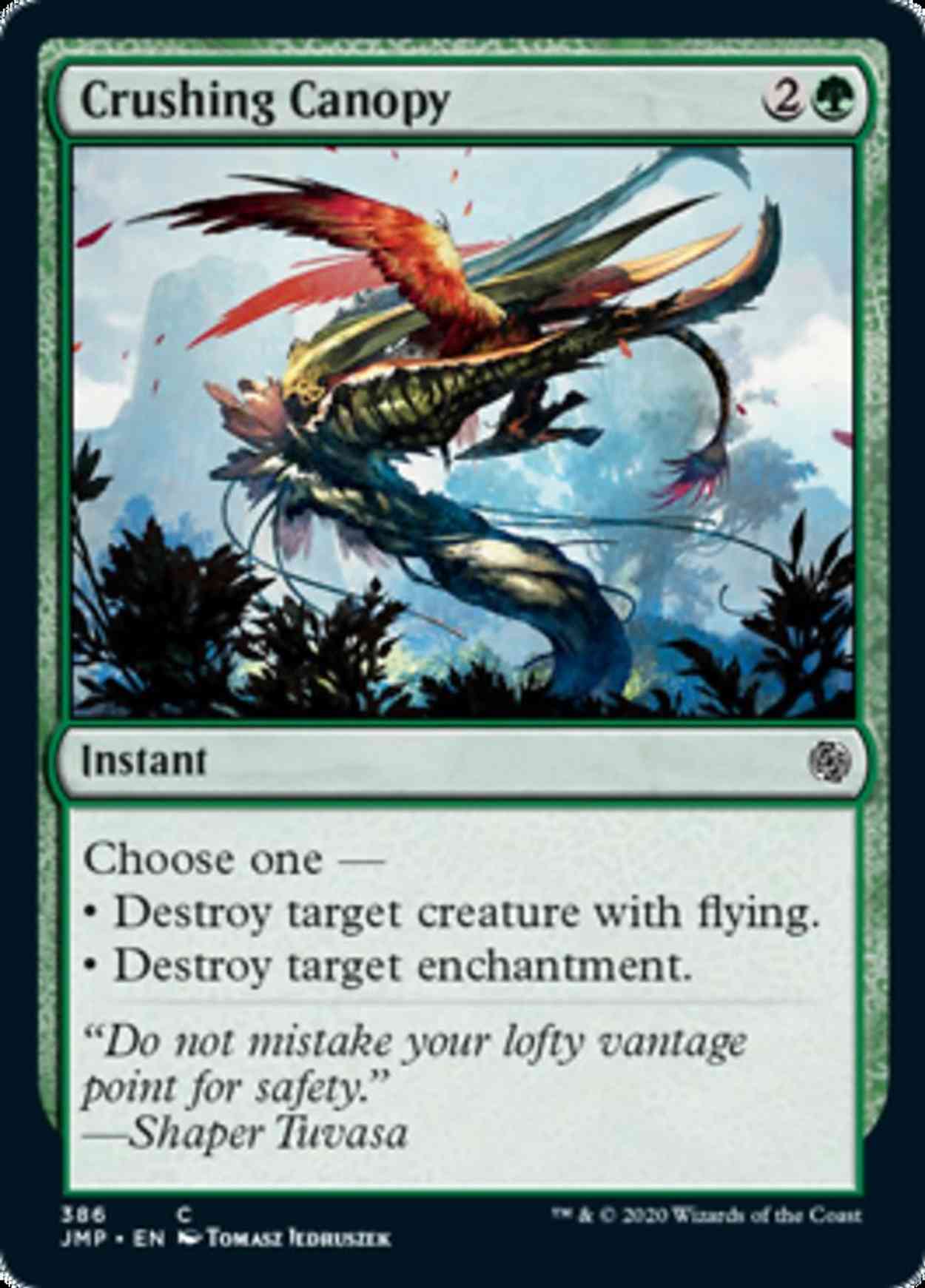 Crushing Canopy magic card front