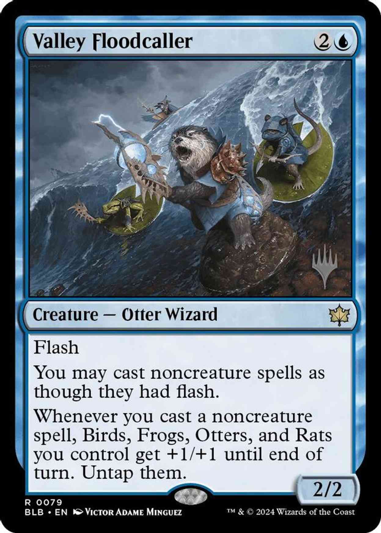 Valley Floodcaller magic card front