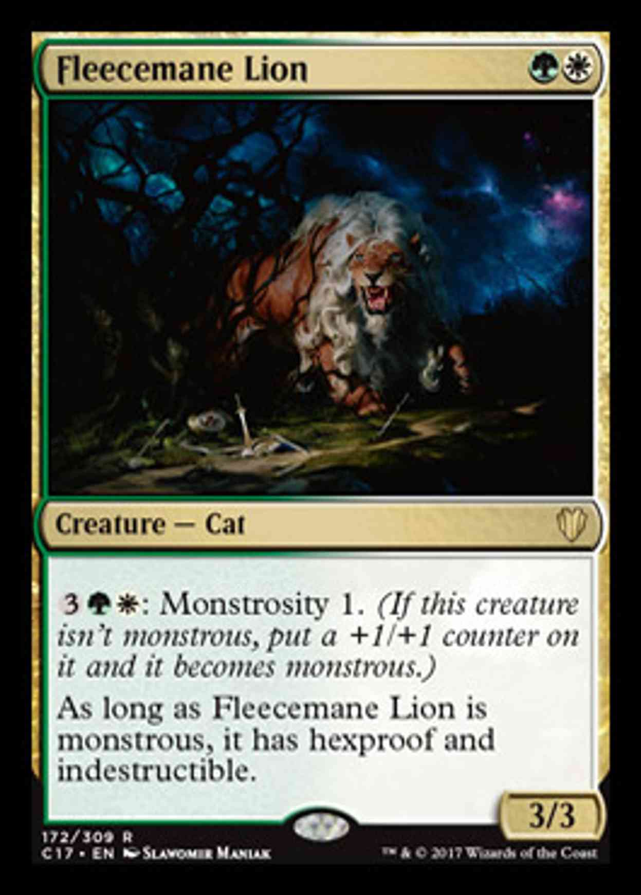 Fleecemane Lion magic card front