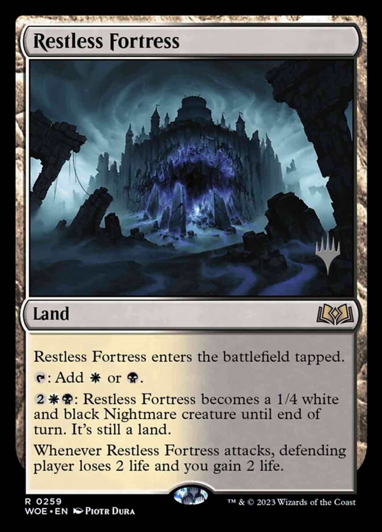 Restless Fortress magic card front