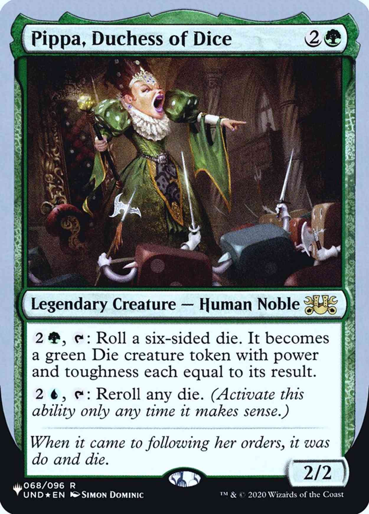 Pippa, Duchess of Dice magic card front