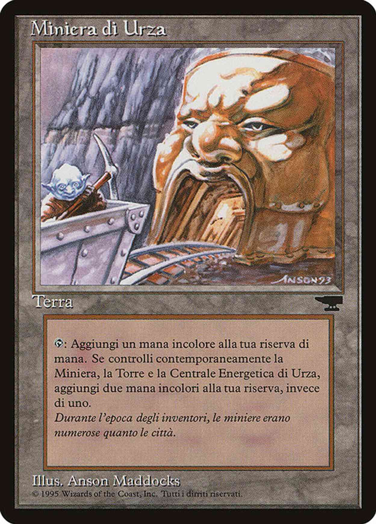 Urza's Mine (Mouth) (Italian) - "Miniera di Urza" magic card front