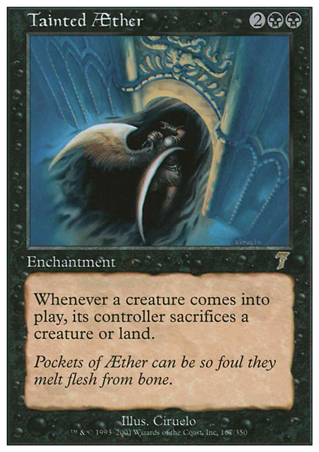 Tainted AEther magic card front