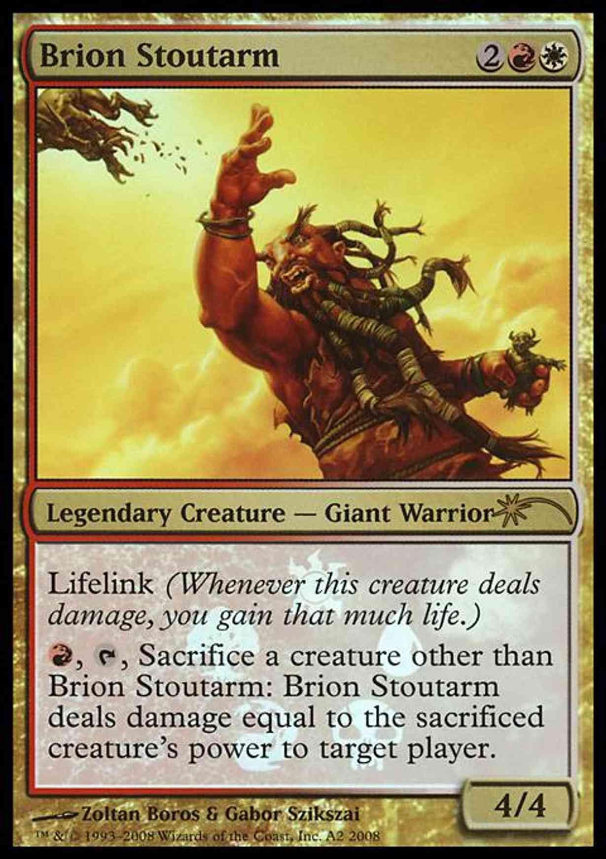 Brion Stoutarm magic card front