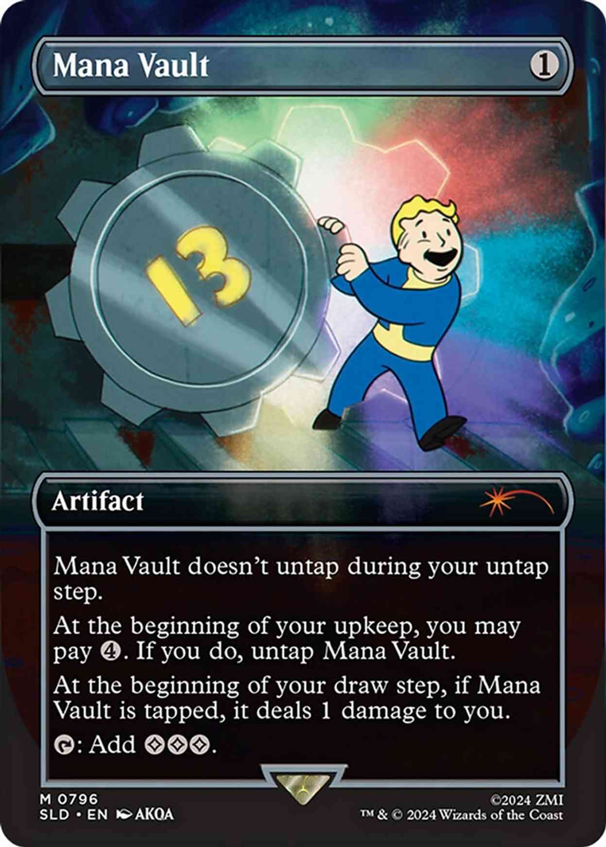 Mana Vault (Rainbow Foil) magic card front