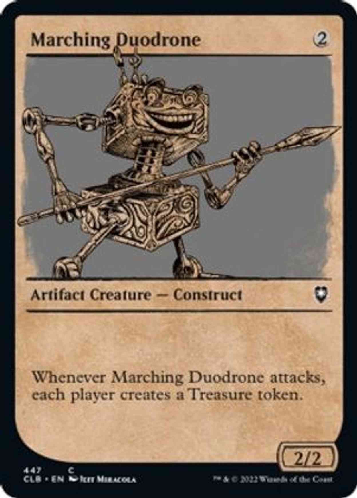 Marching Duodrone (Showcase) magic card front