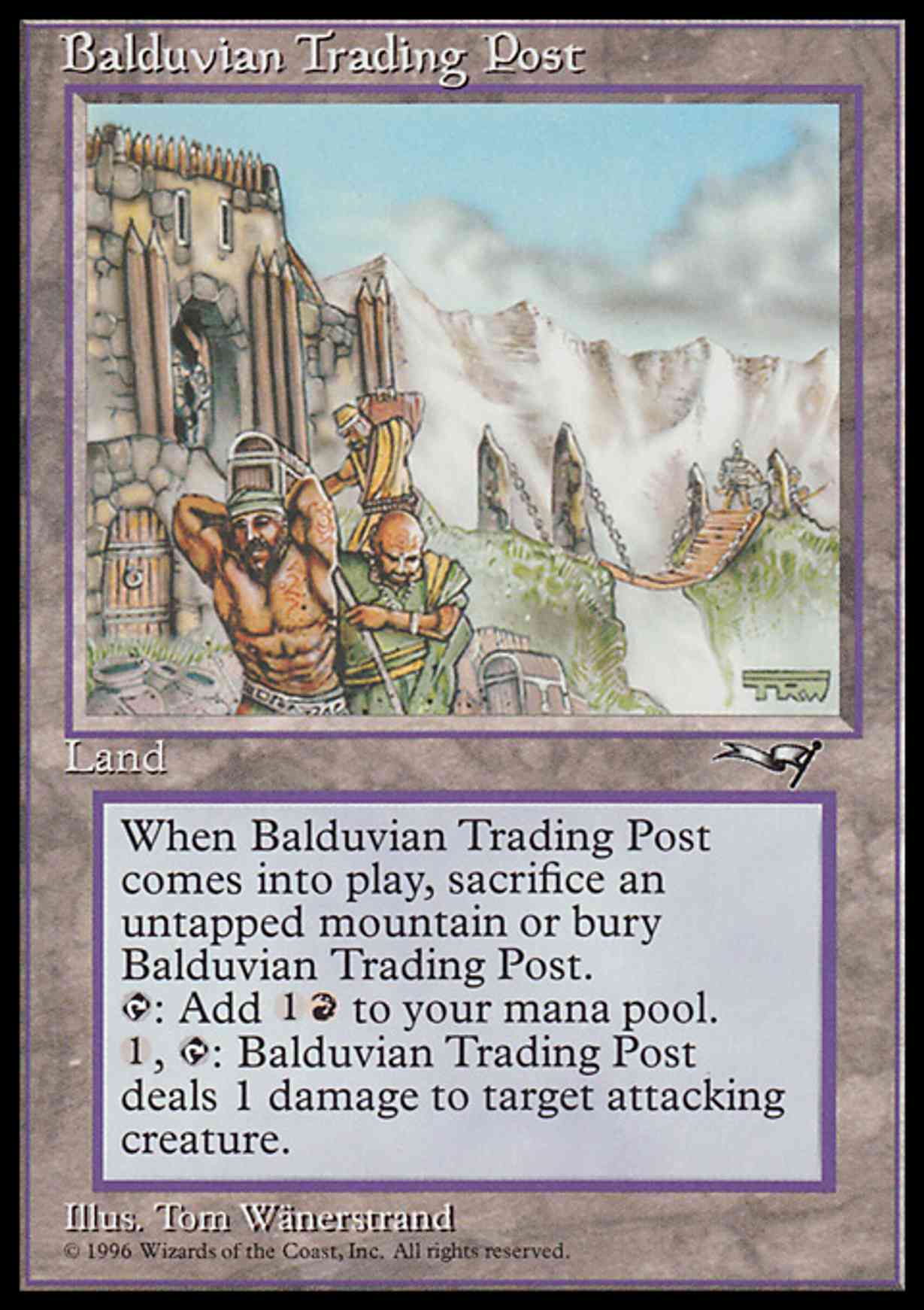 Balduvian Trading Post magic card front