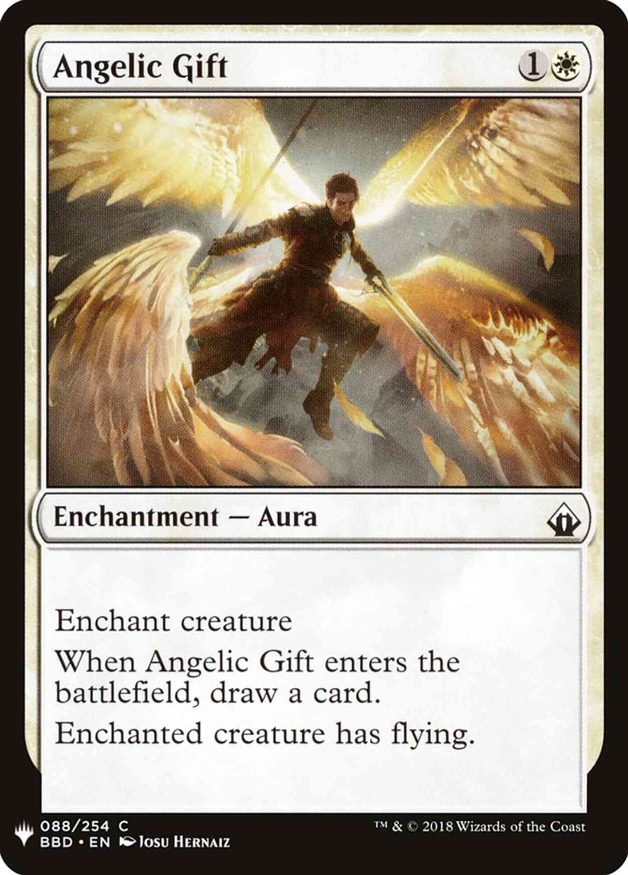 Angelic Gift magic card front