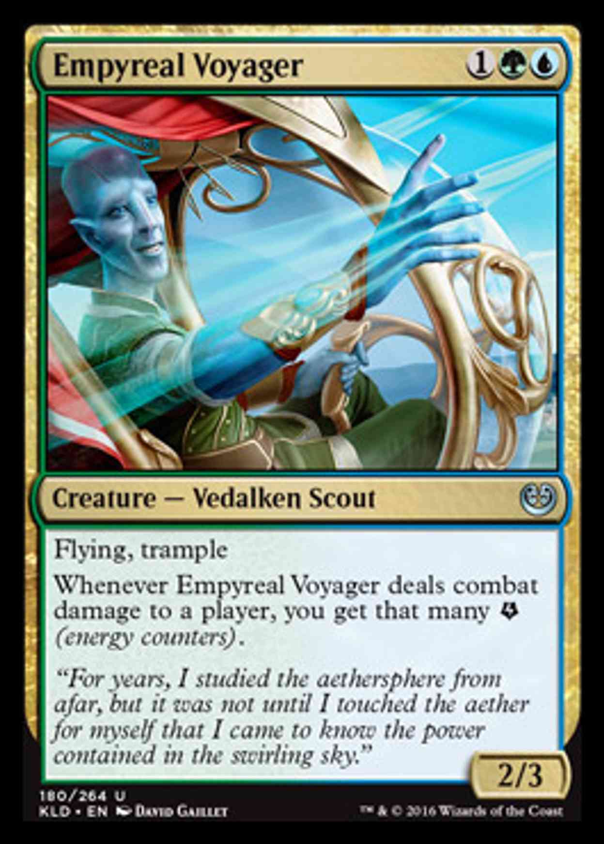 Empyreal Voyager magic card front