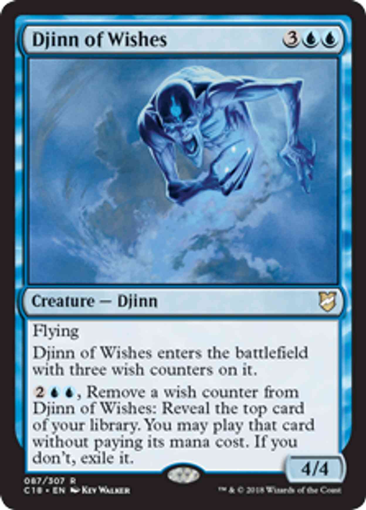 Djinn of Wishes magic card front