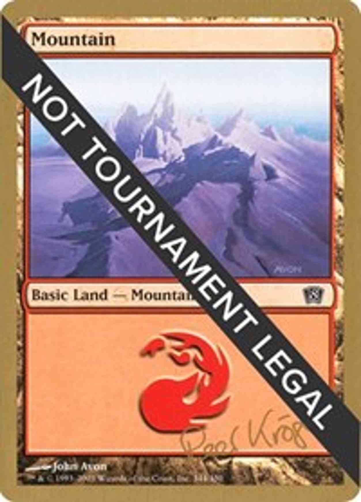 Mountain (344) - 2003 Wolfgang Eder (8ED) magic card front
