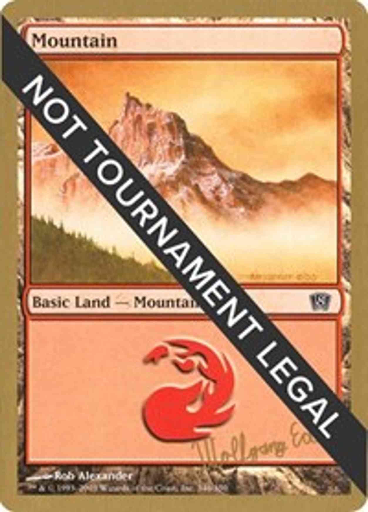 Mountain (346) - 2003 Wolfgang Eder (8ED) magic card front