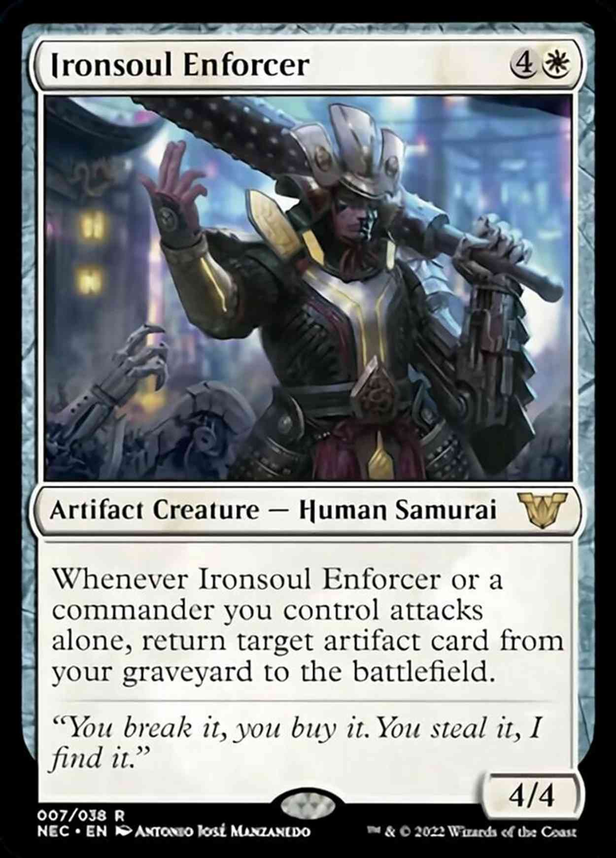 Ironsoul Enforcer magic card front