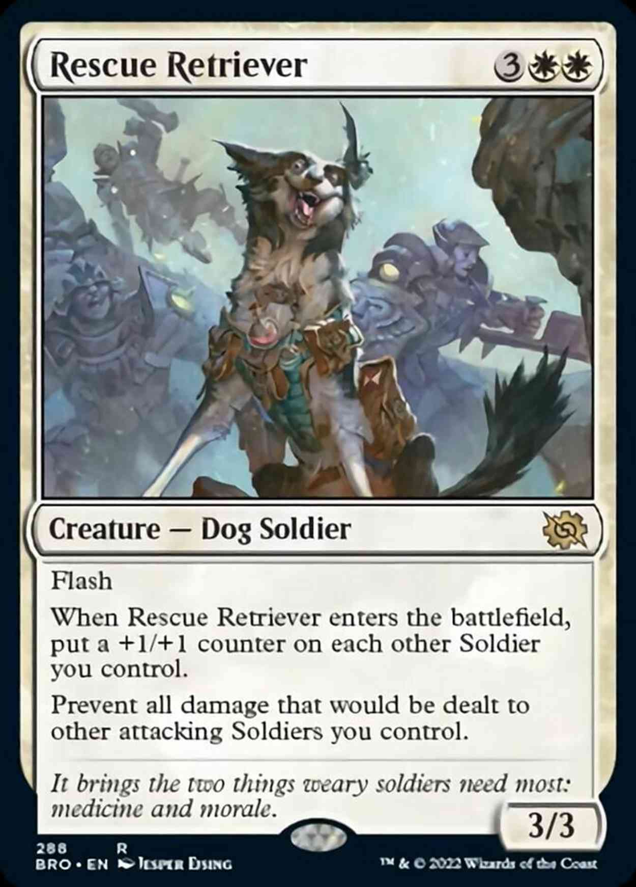 Rescue Retriever magic card front