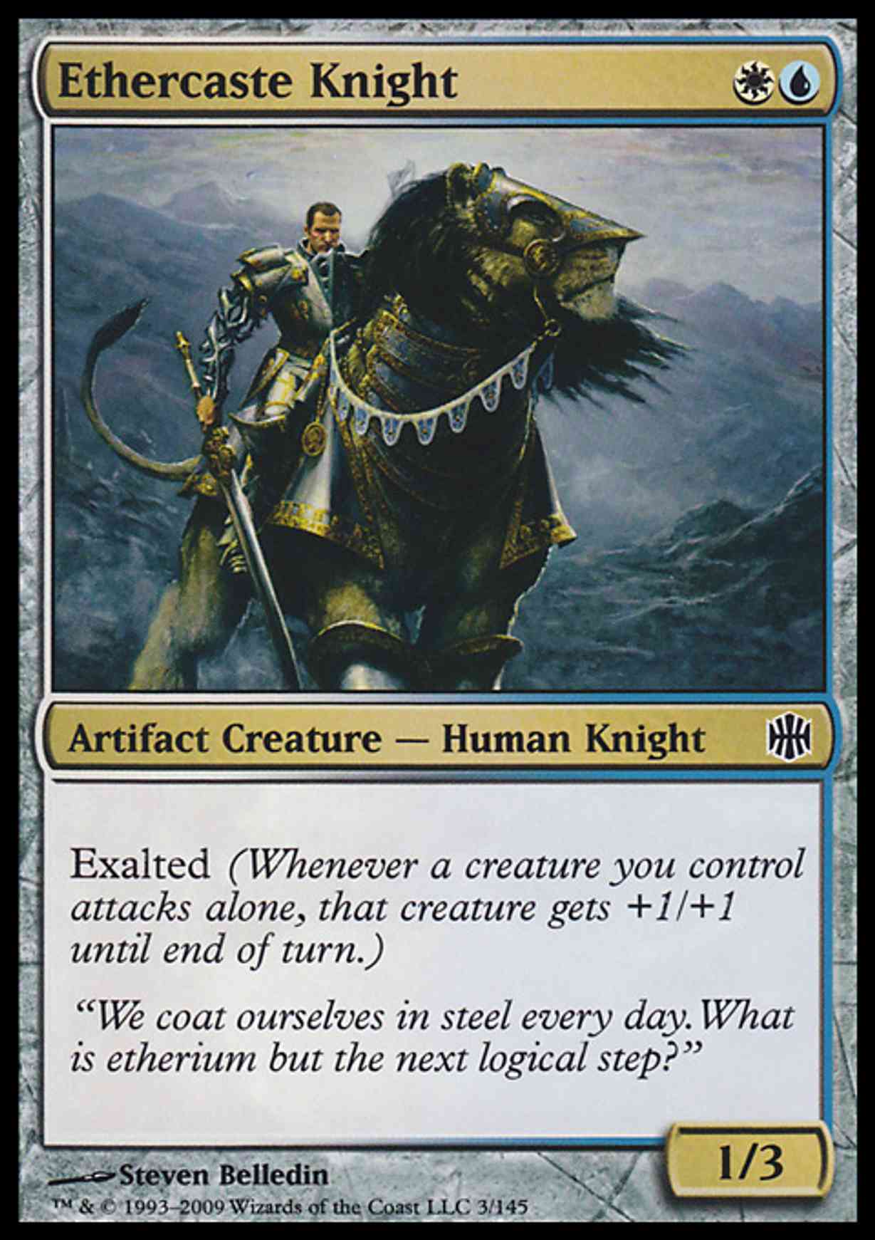 Ethercaste Knight magic card front