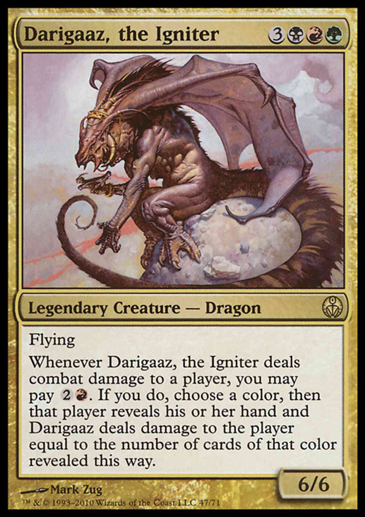 Darigaaz, the Igniter magic card front