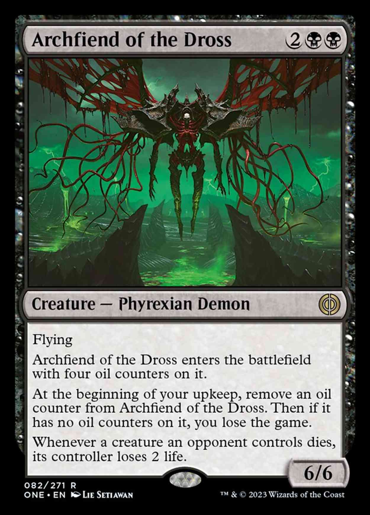 Archfiend of the Dross magic card front