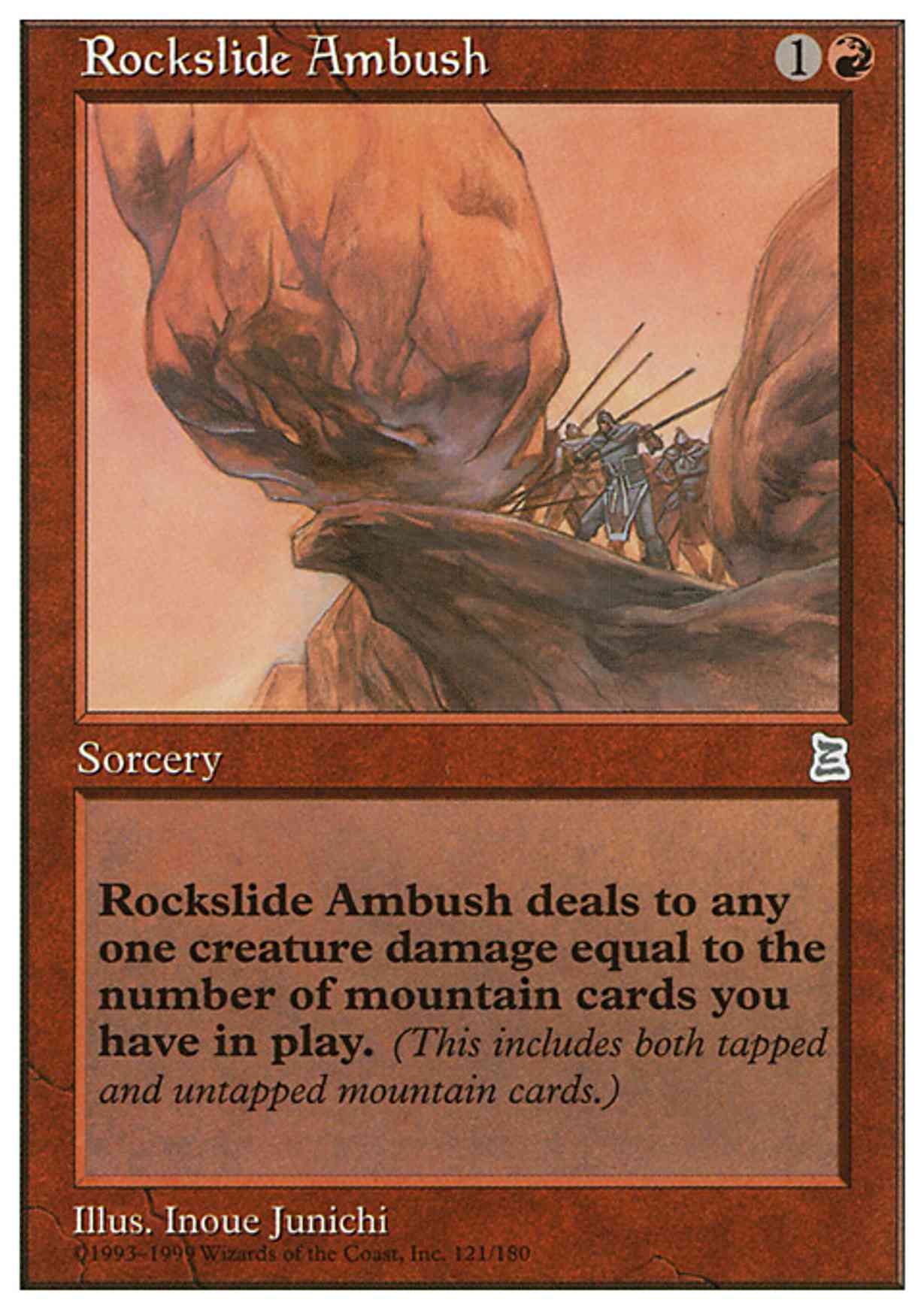 Rockslide Ambush magic card front
