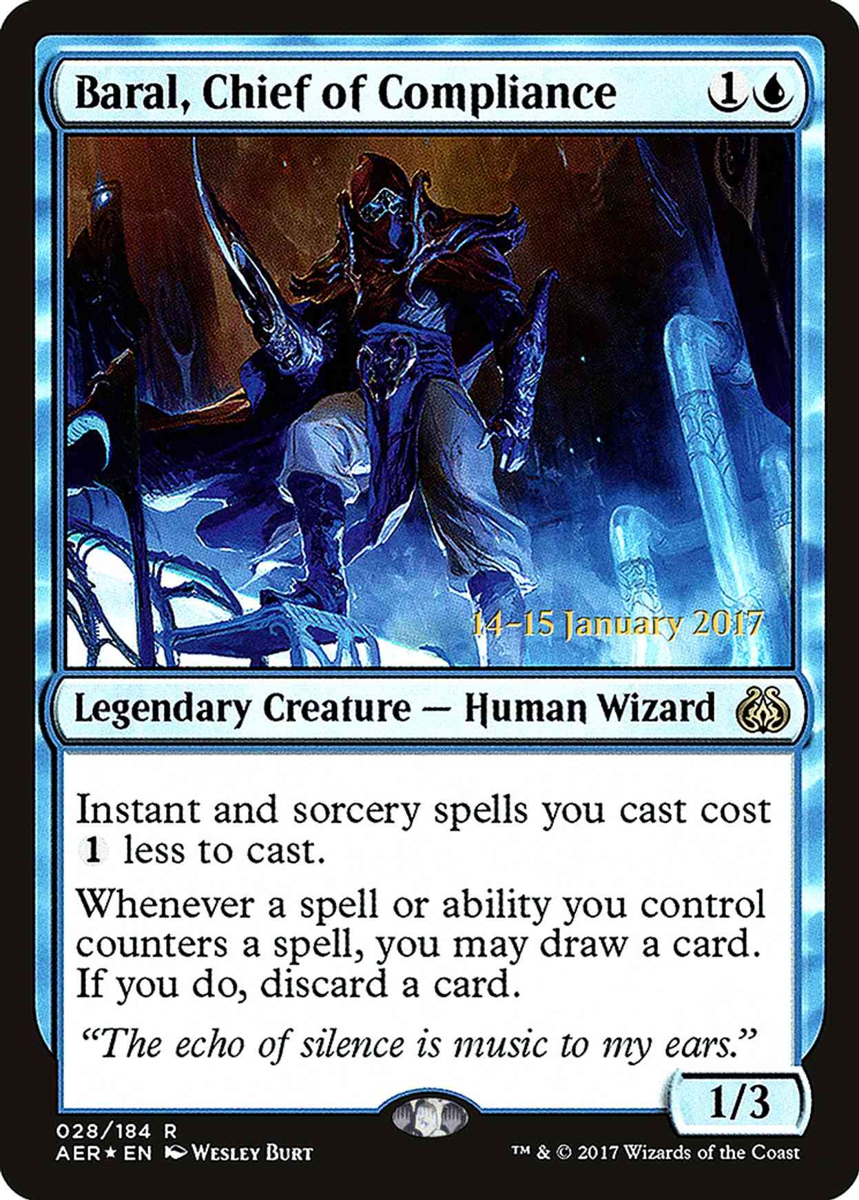 Baral, Chief of Compliance magic card front