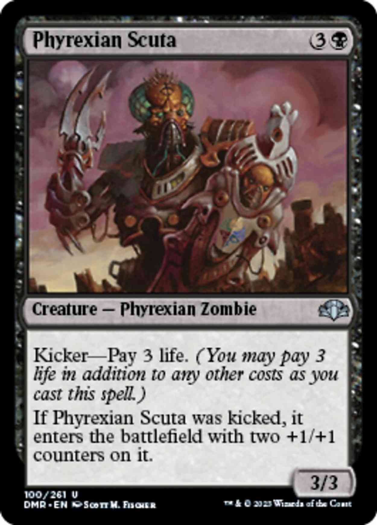 Phyrexian Scuta magic card front