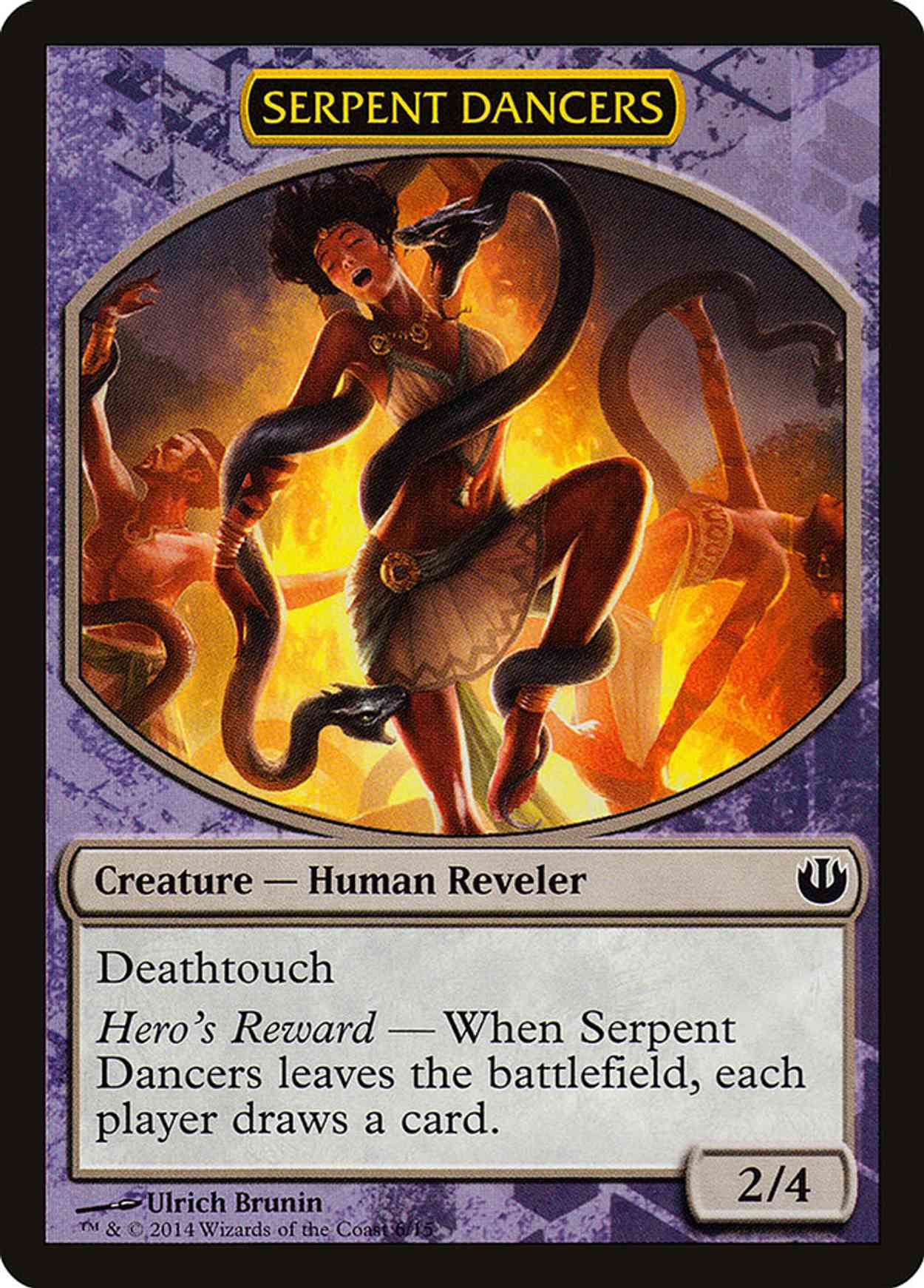 Serpent Dancers magic card front