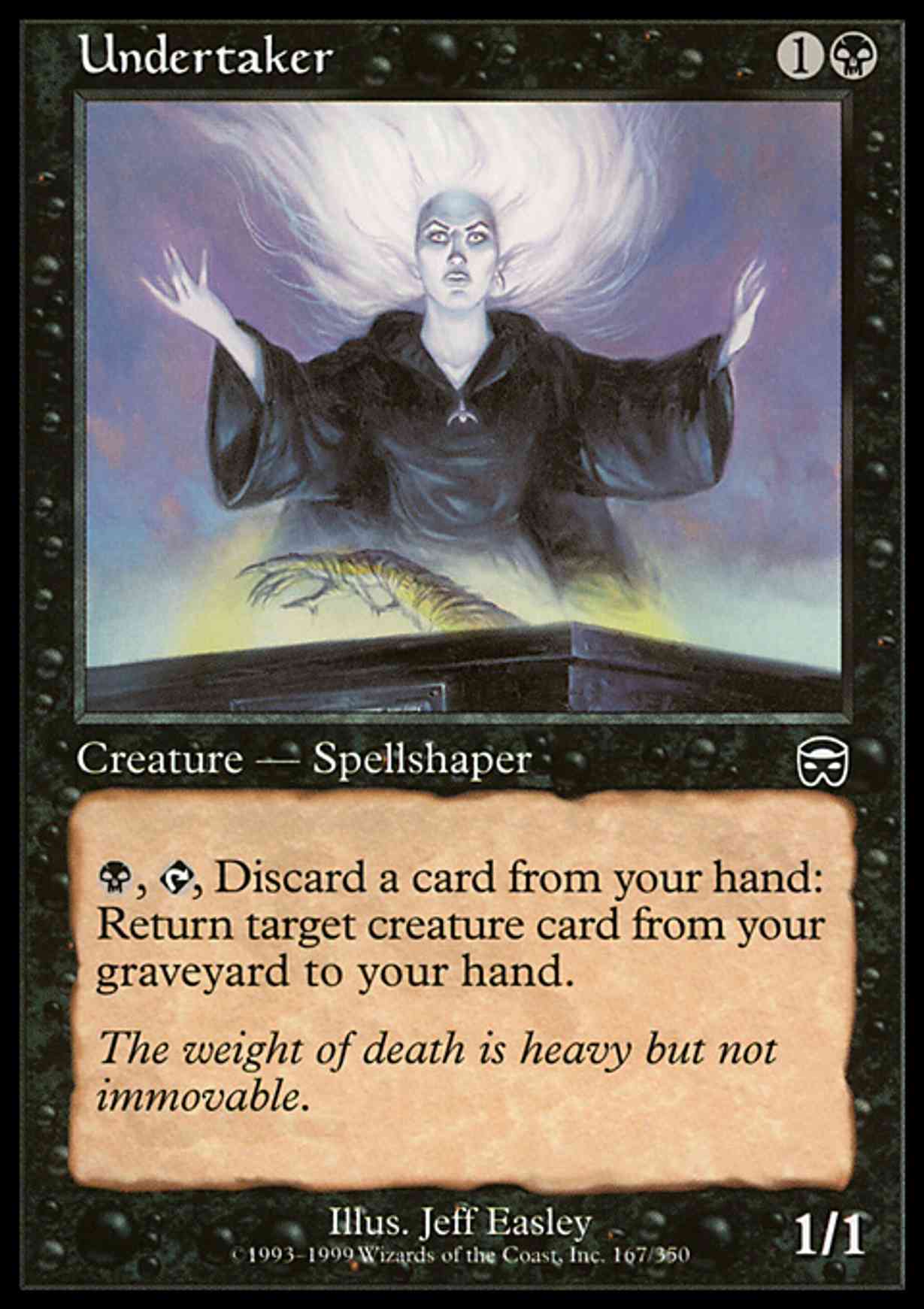 Undertaker magic card front