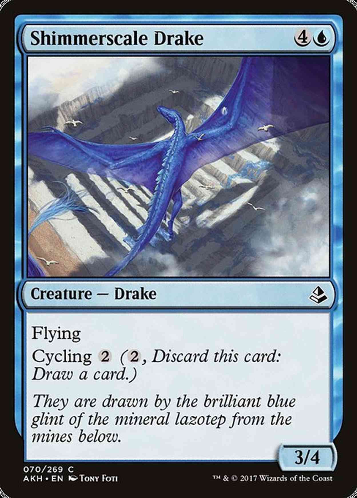 Shimmerscale Drake magic card front