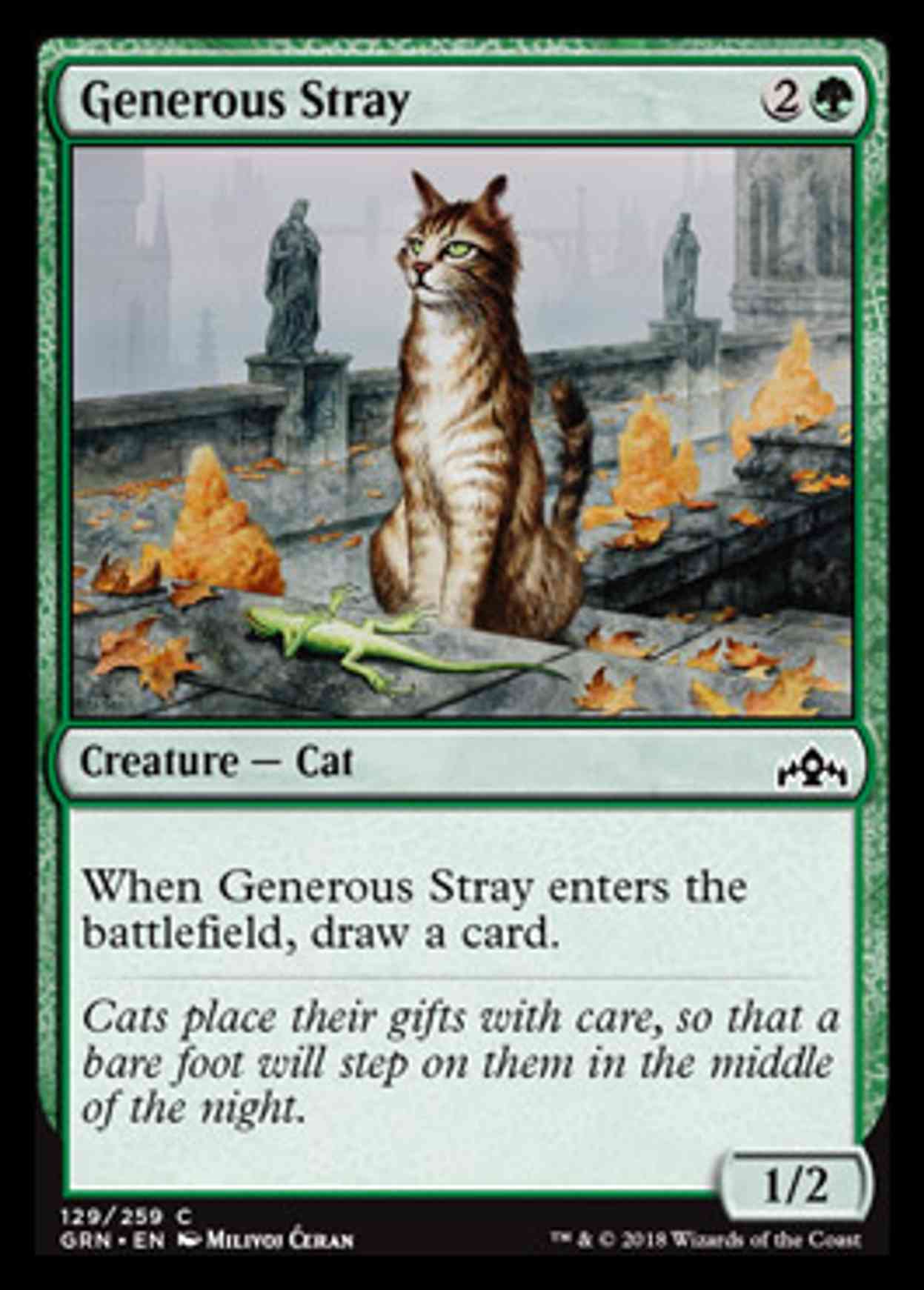 Generous Stray magic card front